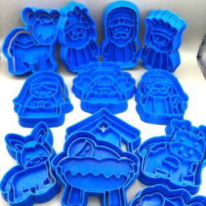 Belen Pesebre Navidad Cortadores de Galletas (8cm)
