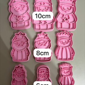 Reyes Magos Cortadores de Galletas (8cm)